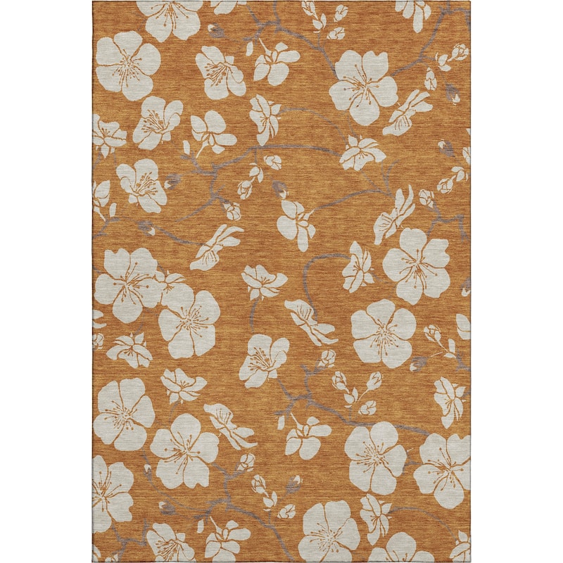 Premium Washable Super Soft Modern Floral Mayfield Rug