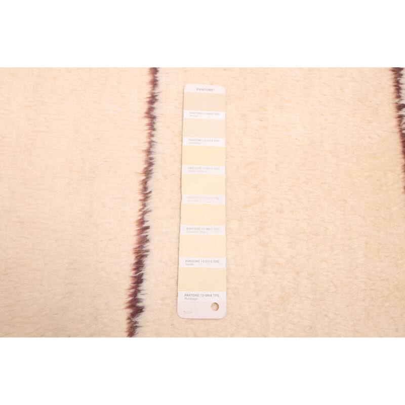 ECARPETGALLERY Hand-knotted Pak Finest Marrakesh Cream Wool Rug - 5'0 x 6'7