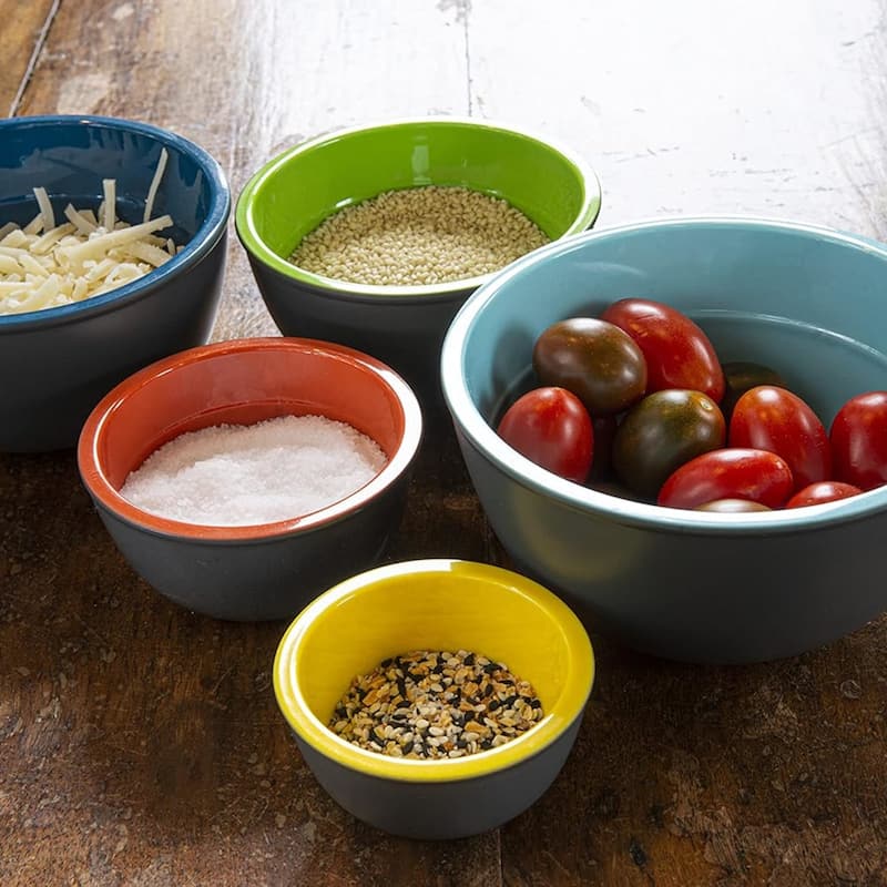 Prepara Two Tone Melamine Pinch Bowl