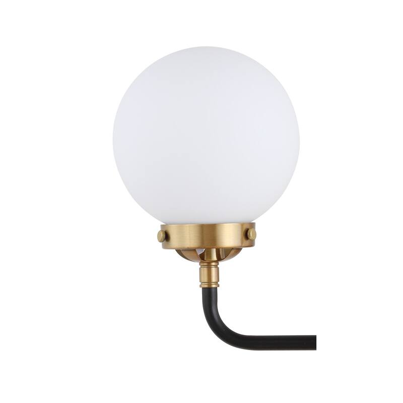 Bevin Contemporary Transitional Iron/Glass LED Vanity Light, by JONATHAN Y