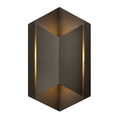 Hinkley Lighting Lex 15" Tall Integrated LED Outdoor Wall Sconce