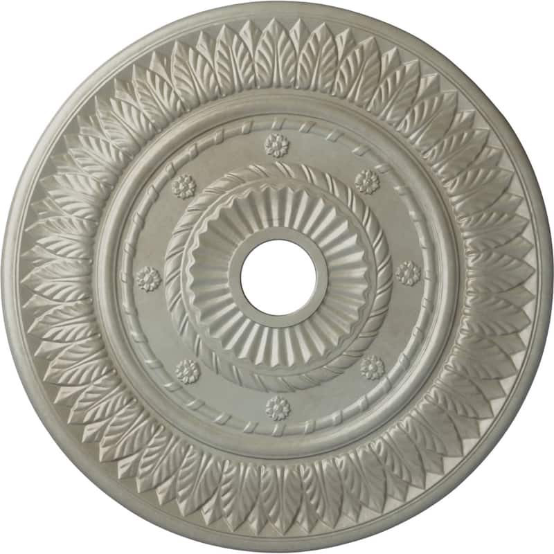 26 3/4"OD x 3 5/8"ID x 1 1/8"P Leaf Ceiling Medallion