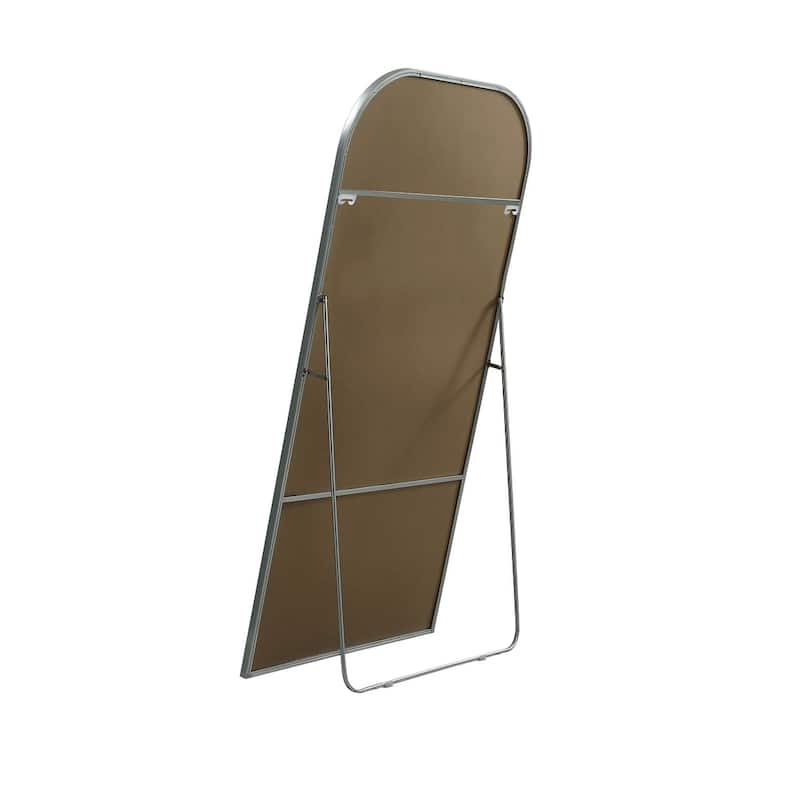 Indigo Home Metal Frame Arch Full Length Mirror 35x72 Inch