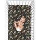 preview thumbnail 4 of 4, Sweet JoJo Designs Green Camo Fitted Crib Sheet