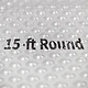 preview thumbnail 8 of 17, 12-mil Solar Blanket for Round 15-ft Above-Ground Pools - Clear Clear