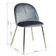 preview thumbnail 175 of 176, Homy Casa Mid-Century Modern Fabric Dining Chairs (Set of 2)
