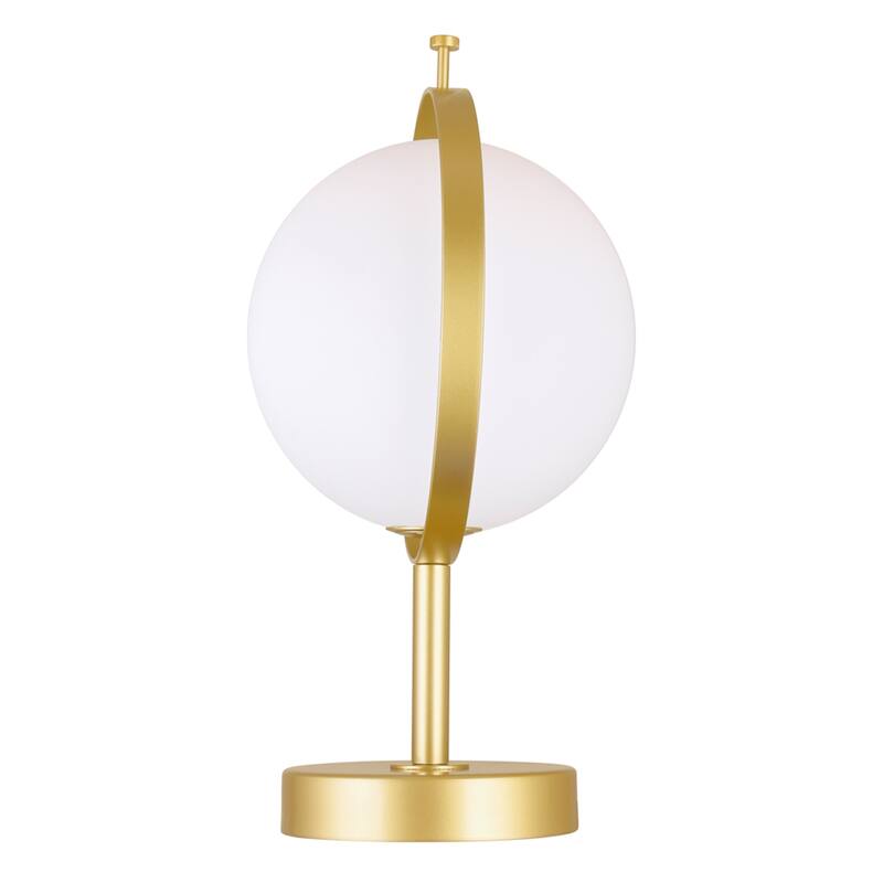 Da Vinci 1 Light 10in Brass Table Lamp