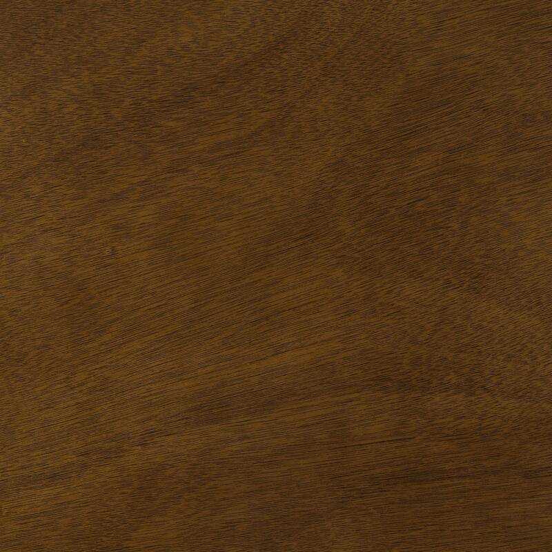 Roundhill Furniture Arnott Round Dining Table, Walnut Finish