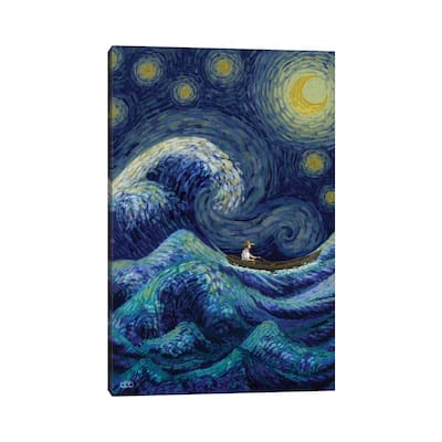 iCanvas "Stormy Night" by Alireza Karimi Moghaddam Canvas Print