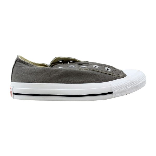 Shop Converse Men's Chuck Taylor All Star Slip Grey/Orange ...