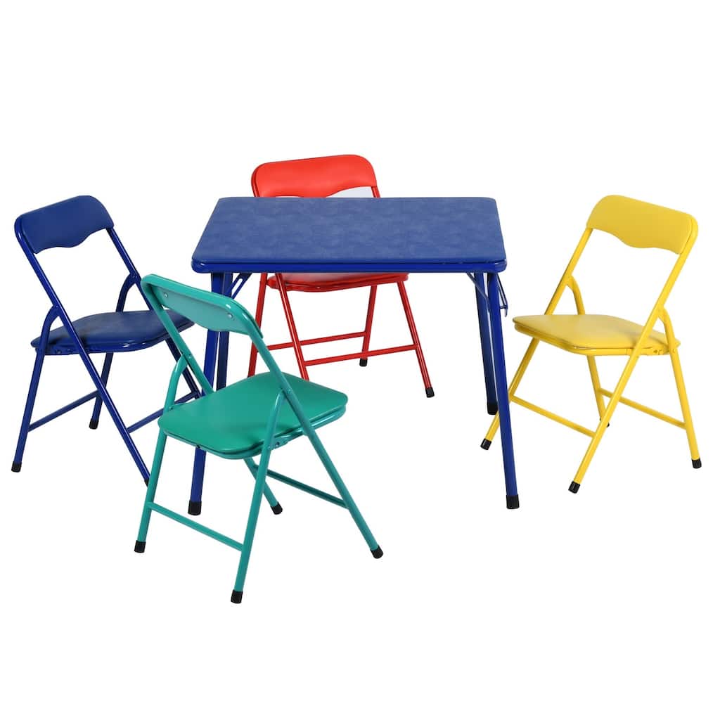 Kids Table with Chairs - Sturdy Toddler Activity Table for Playtime, Arts, Crafts, Reading, Daycare Playroom