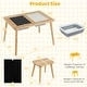 preview thumbnail 3 of 8, Costway Sensory Table Kid’s Table and Chairs Set with Detachable - See Details