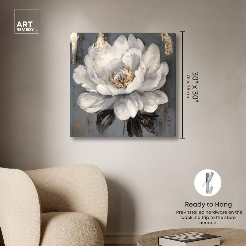 Ivory Incarnation I Canvas by Art Remedy, Gallery Wrapped