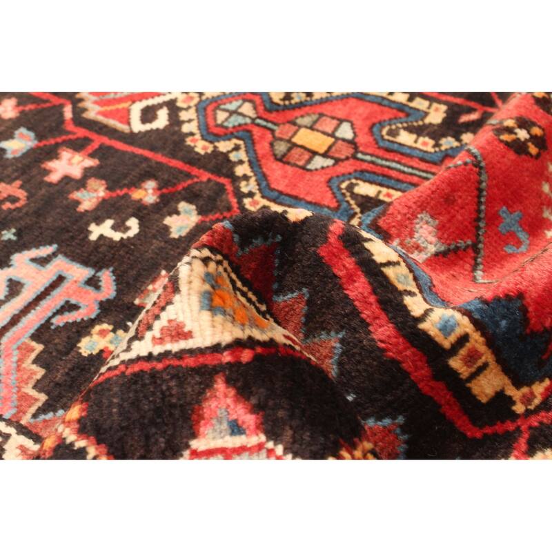 ECARPETGALLERY Hand-knotted Anatolian Vintage Dark Brown Wool Rug - 3'9 x 6'1