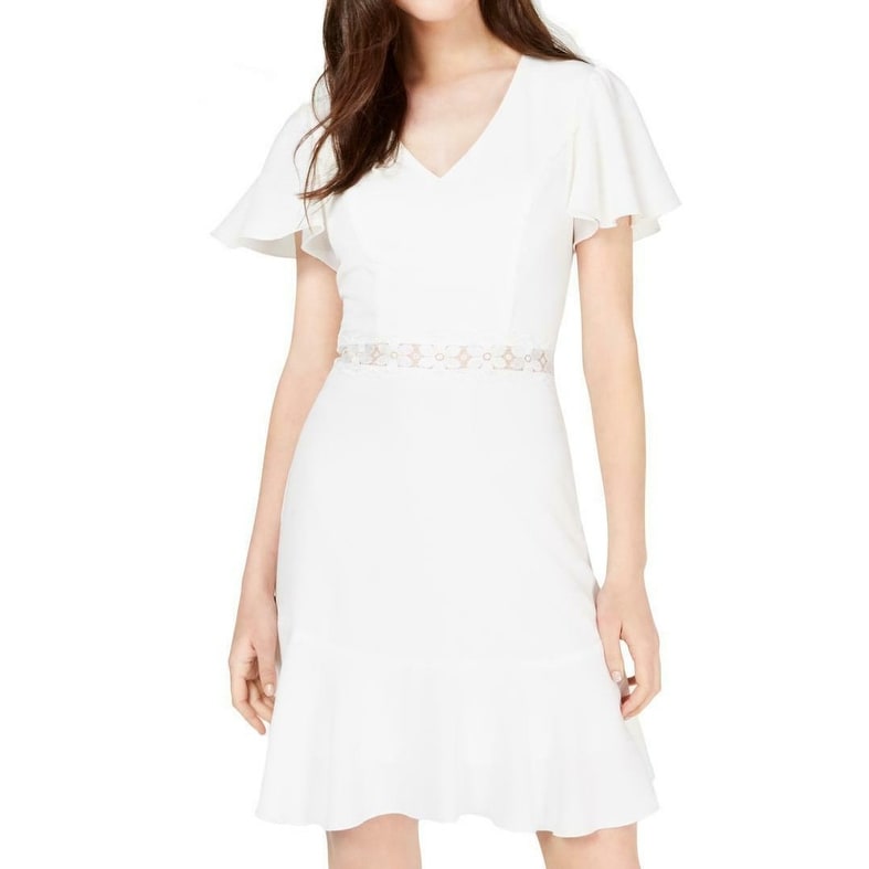white dresses for juniors with sleeves