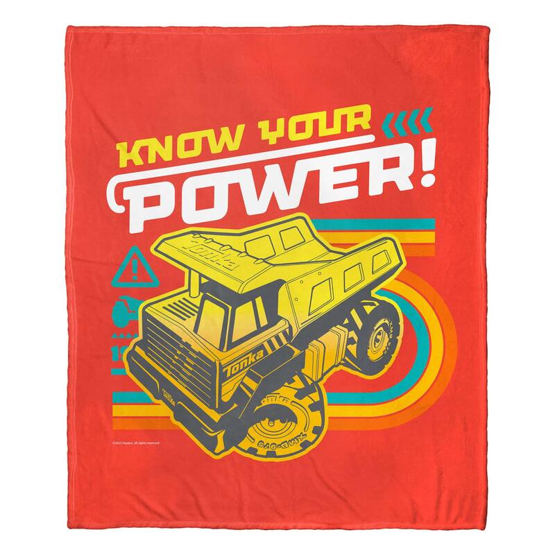 Hasbro Tonka Silk Touch Throw Blanket