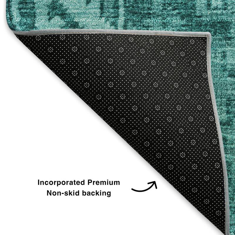 Premium Washable Super Soft Vintage Patchwork Mayfield Rug