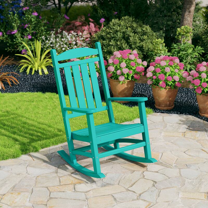 Laguna Hdpe All Weather Outdoor Patio Rocking Chair
