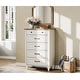 preview thumbnail 22 of 33, Farmhouse Kids Dresser with 5/6 Drawers, Wood Baby Dresser for Nursery