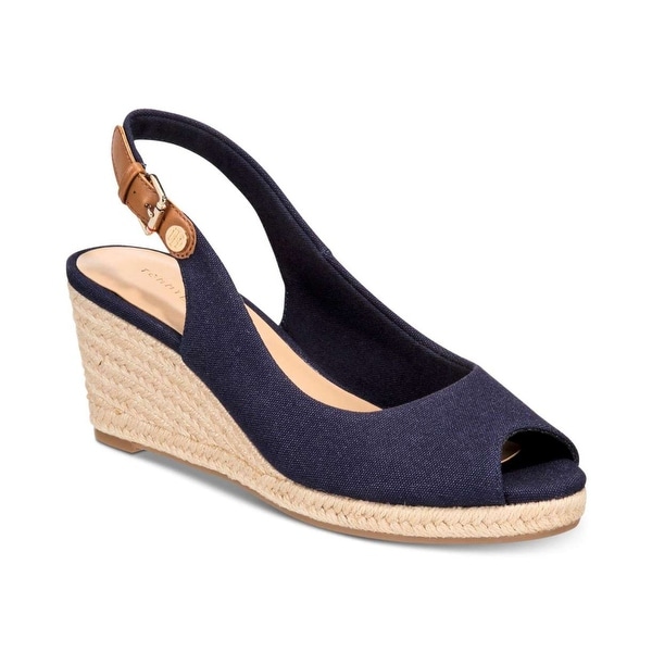 Tommy Hilfiger Womens Nhalia2 Fabric Peep Toe Casual Espadrille Sandals. Opens flyout.