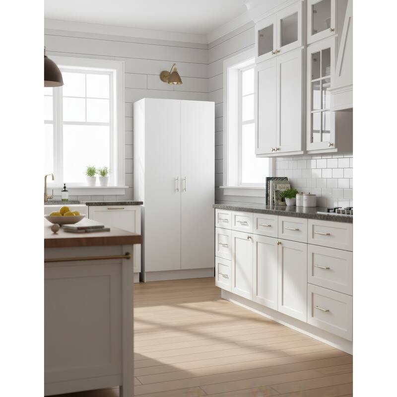 Modex Multi-Purpose Utility Storage Cabinet (4-Piece Set) - W 126″ × D 15.7″ × H 70.9″