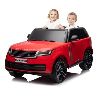 24V 2-Seater Licensed Land Rover Ride On Car Toy w/Parent Remote ...