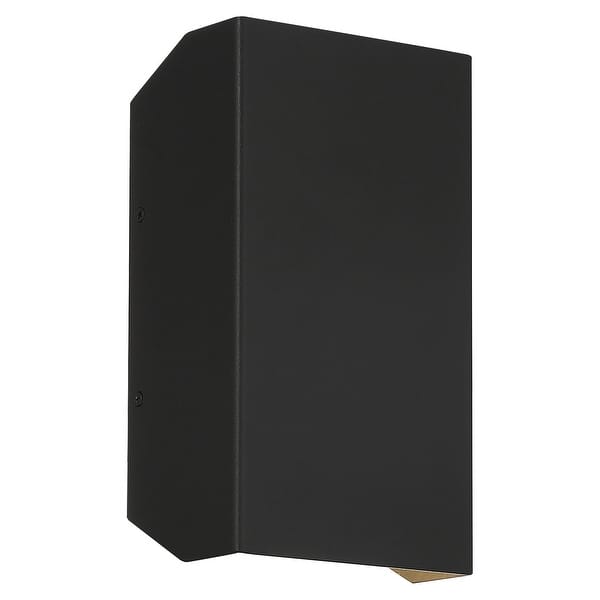 slide 2 of 5, Access Lighting Amora Bi-Directional Tall Outdoor LED Wall Mount Black