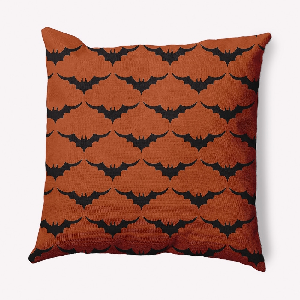 Bat Colony Halloween Indoor/Outdoor Throw Pillow
