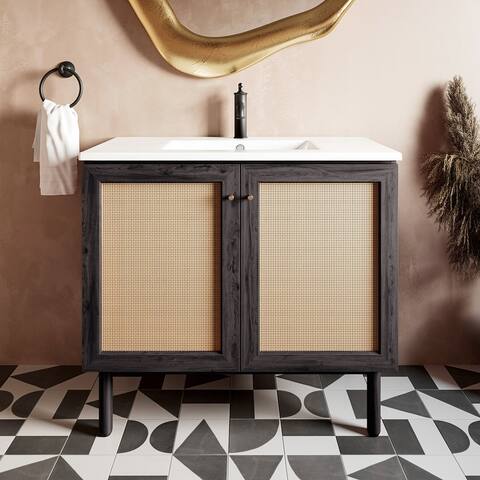 Classe Bathroom Vanity in Oak