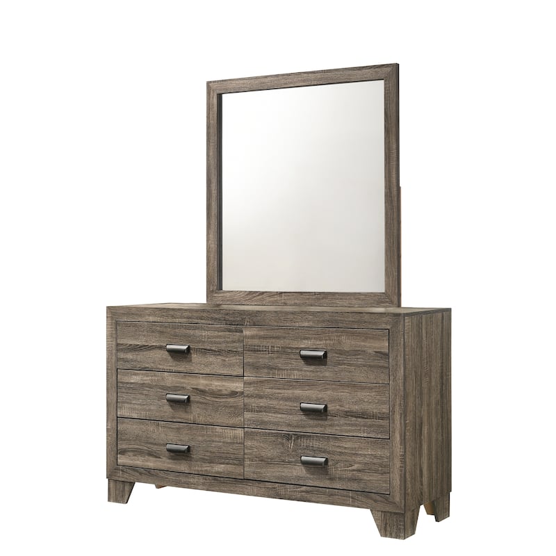 Linette Brown Panel Bed
