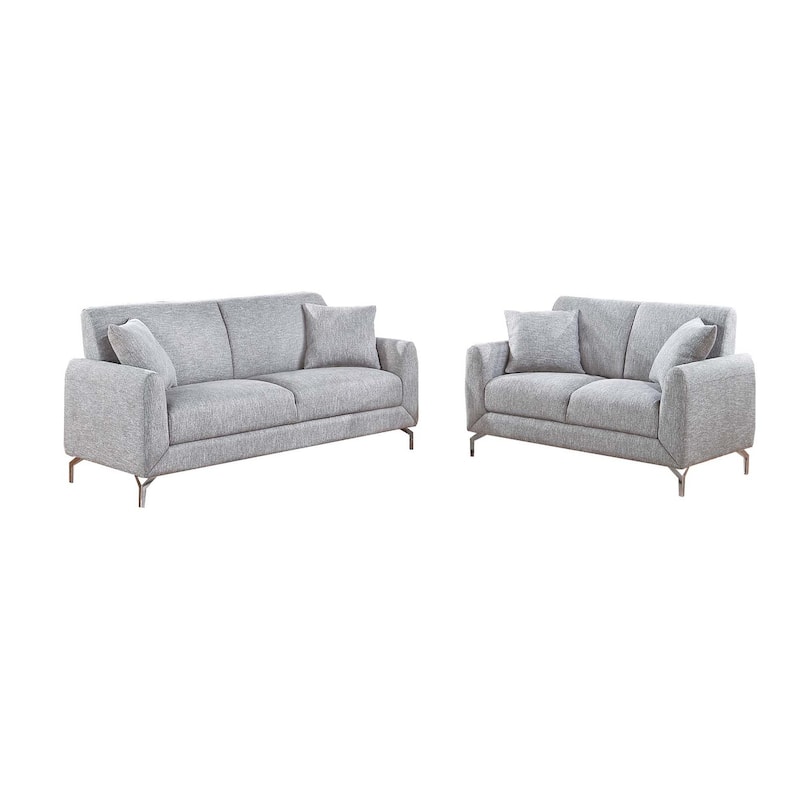 Poundex 2-Piece Sofa Set