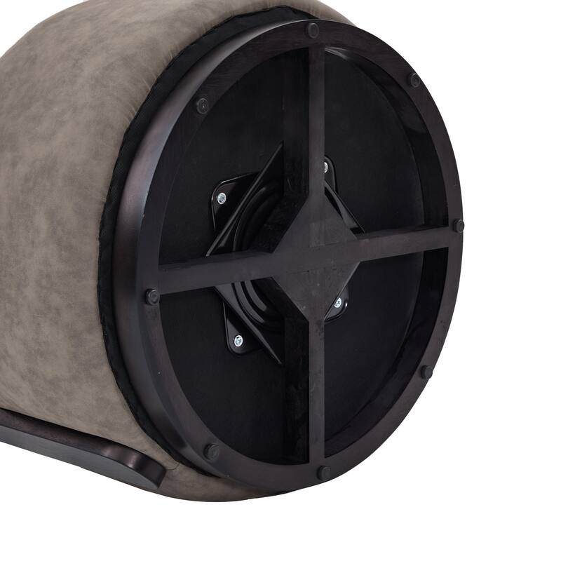 Christopher Knight Home -Modern PU Upholstered Swivel Club Chair with Wooden Base