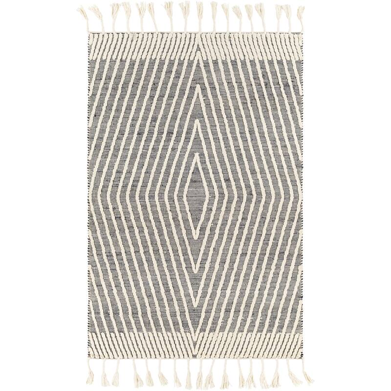 Artistic Weavers Keefe Boho Geometric Wool & Jute Area Rug