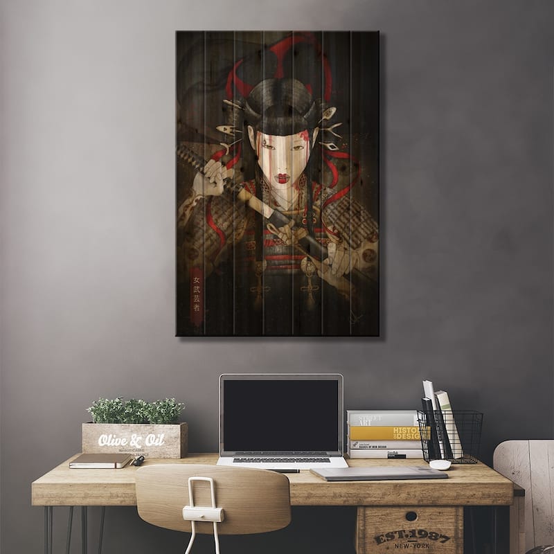 Yanone Print On Wood by Marine Loup - Multi-Color