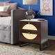 preview thumbnail 9 of 42, Wooden Nightstand ,Sofa Table With 2 Drawer