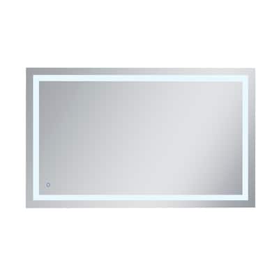 Avalon 18" x 36" Hardwired LED mirror - Silver