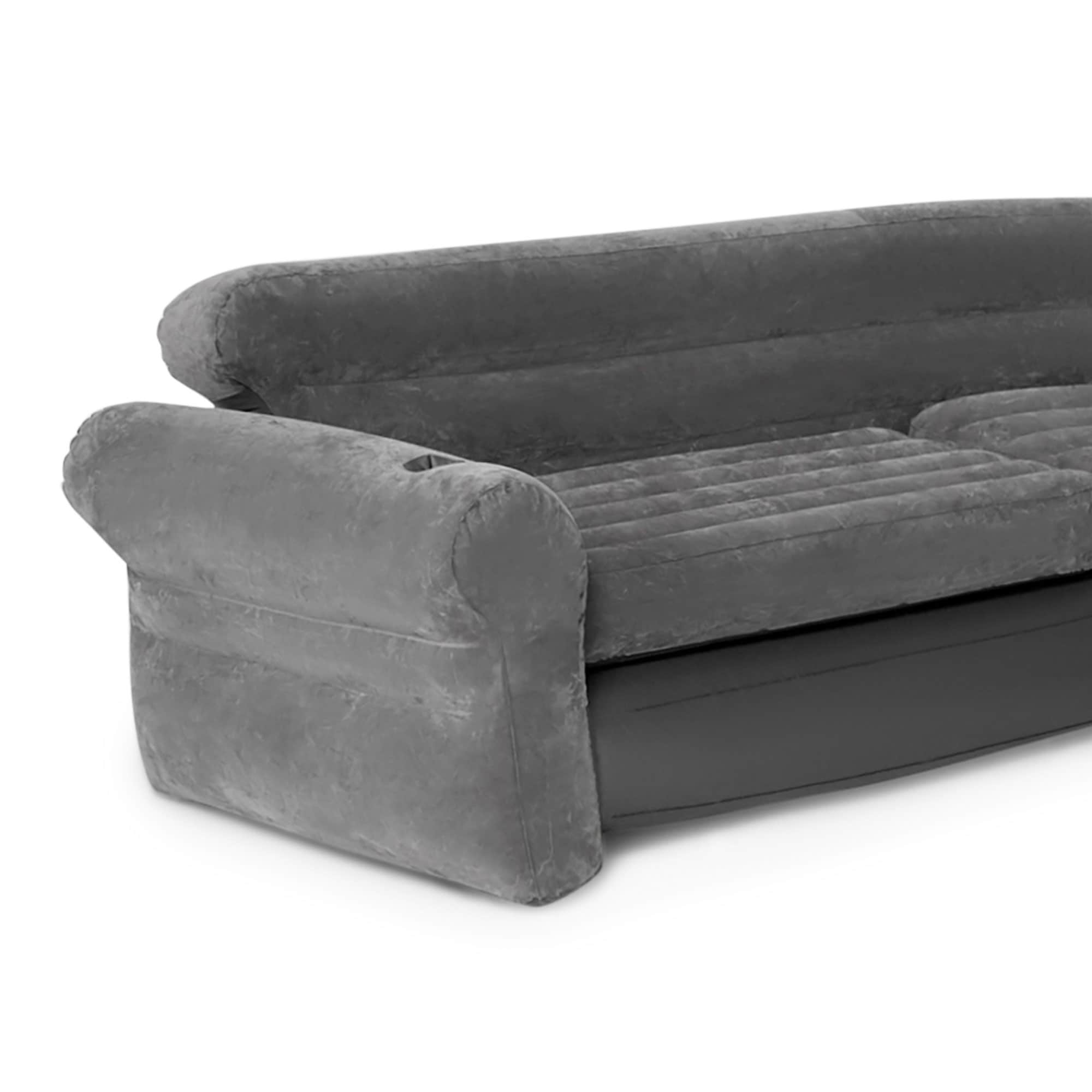 L shaped outlet inflatable sofa