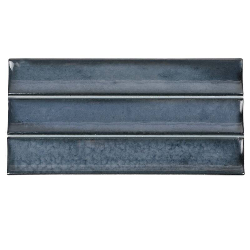 The Tile Life Sakura Fluted 4.5x9 Porcelain Wall Tile