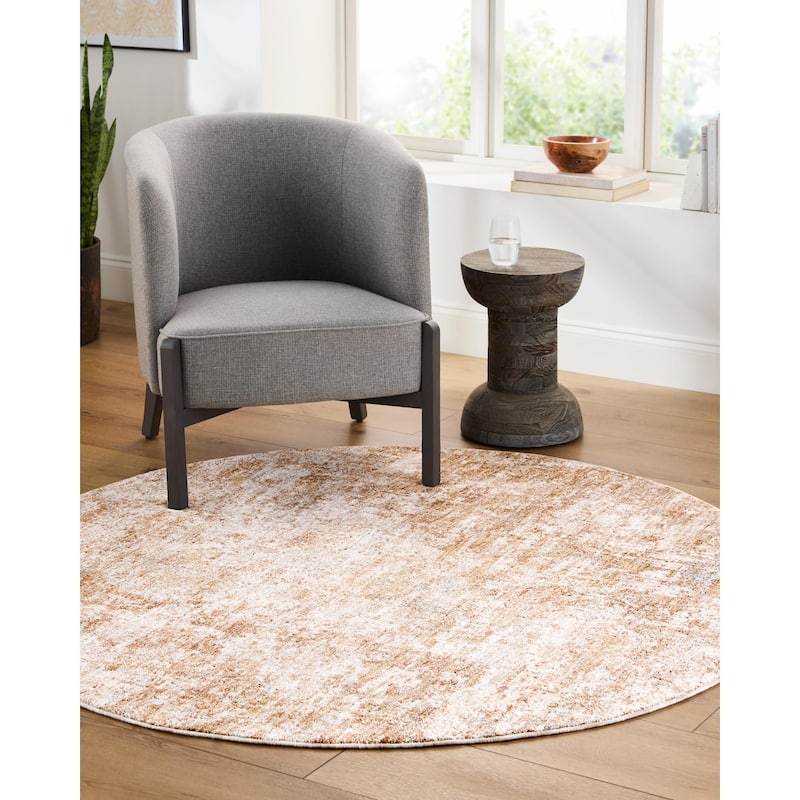 Livabliss Da Vinci Modern & Contemporary Area Rug - Tan - 2' x 2'11"
