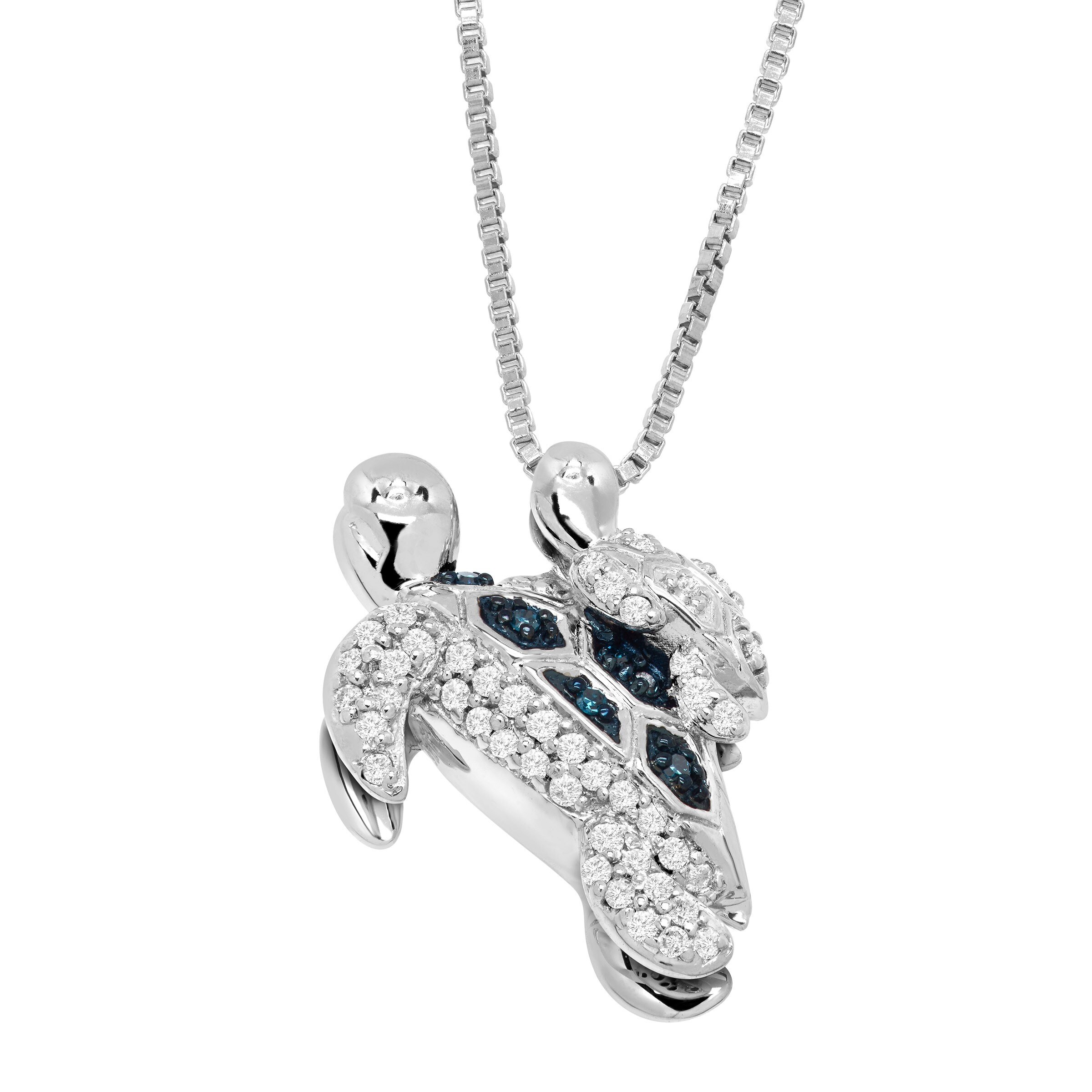 mother and baby turtle necklace