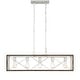 preview thumbnail 18 of 68, Kiro 5-light Farmhouse Linear Chandelier Faux Wood Dining Lighting with UL Certified - 36''