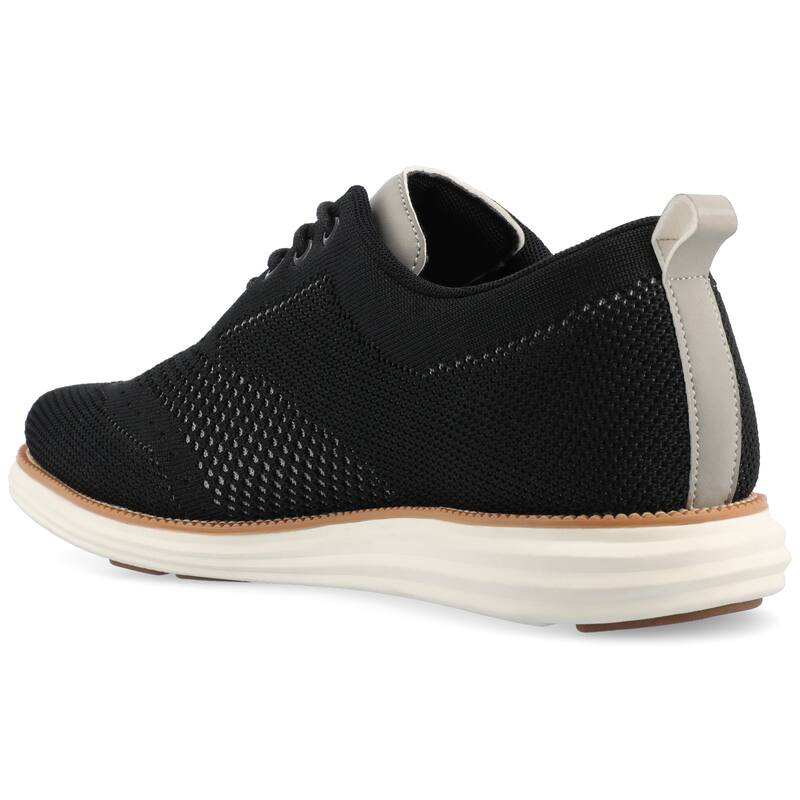 Vance Mens Medium and Wide Width Mens Ezra Knit Wingtip Dress Shoe