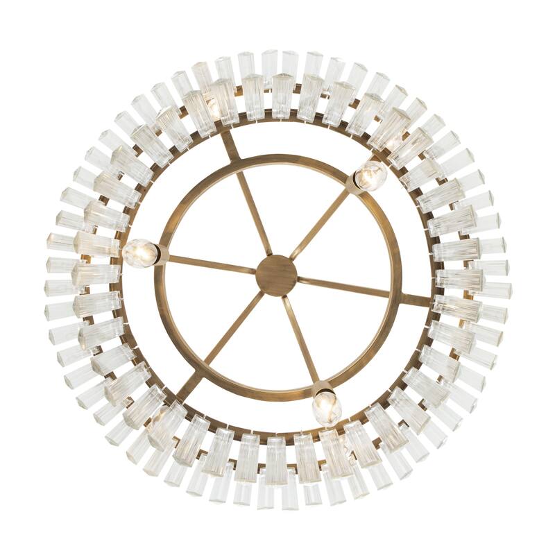 Varaluz Social Club 2-Tier Crystal Pendant - Havana Gold