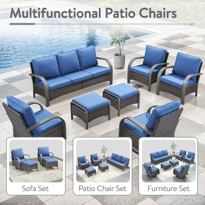 Propane Fire Pit with Outdoor Patio Funiture Set