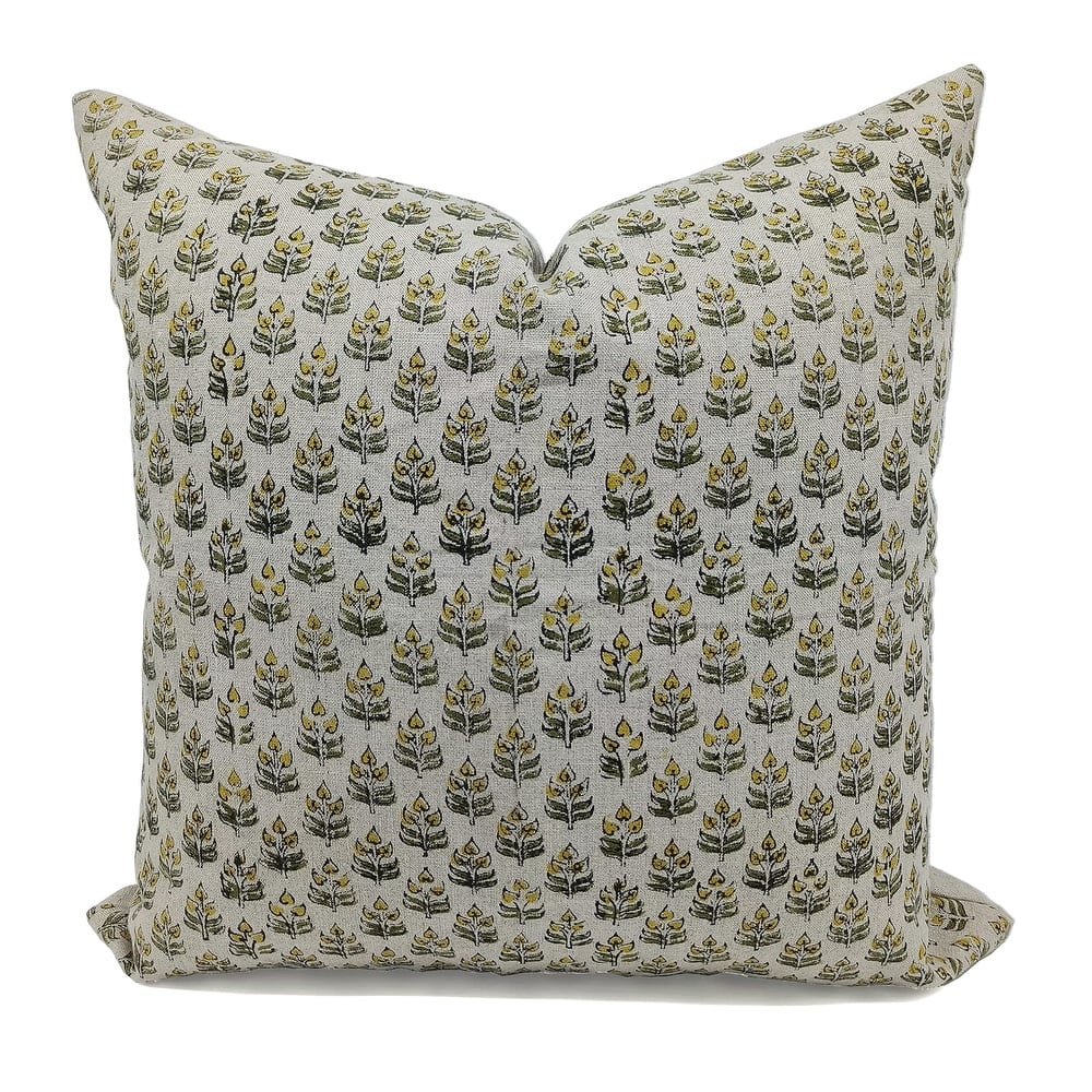 Fabdivine Throw Décor Home Accent Linen Farmhouse Cushion Case