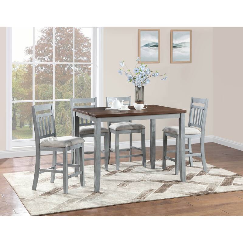 Riverdale 5-Pack Dining Set - Brown