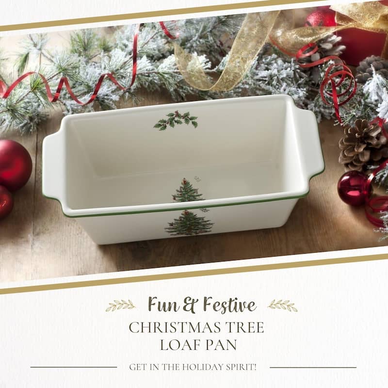 Spode Christmas Tree Loaf Pan