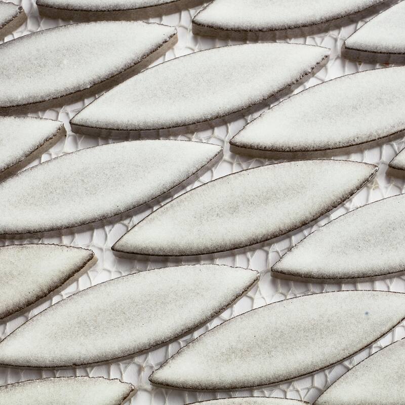 Merola Tile Pescado Satin Stone Grey 12" x 12-1/2" Porcelain Floor and Wall Tile