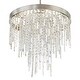 preview thumbnail 5 of 3, Winfield 6 Light Antique Silver Chandelier