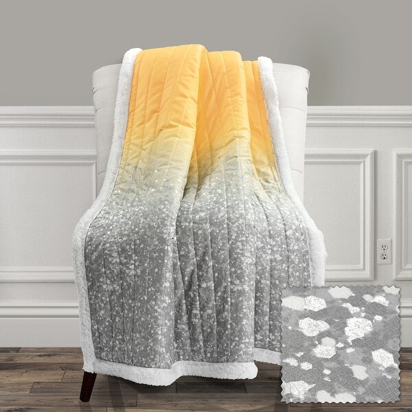 Silver metallic hotsell throw blanket